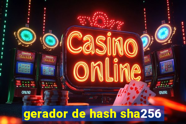 gerador de hash sha256